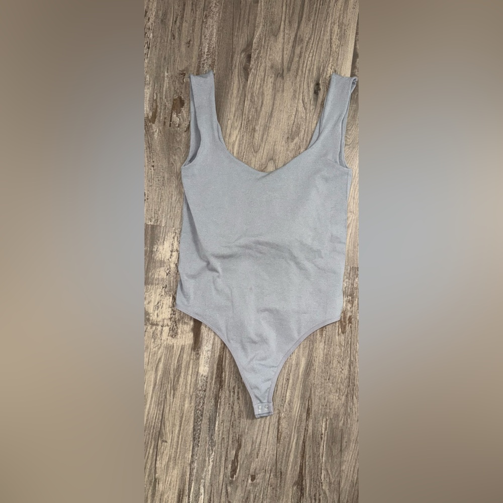 Free People Soft Gray Intimately Bodysuit